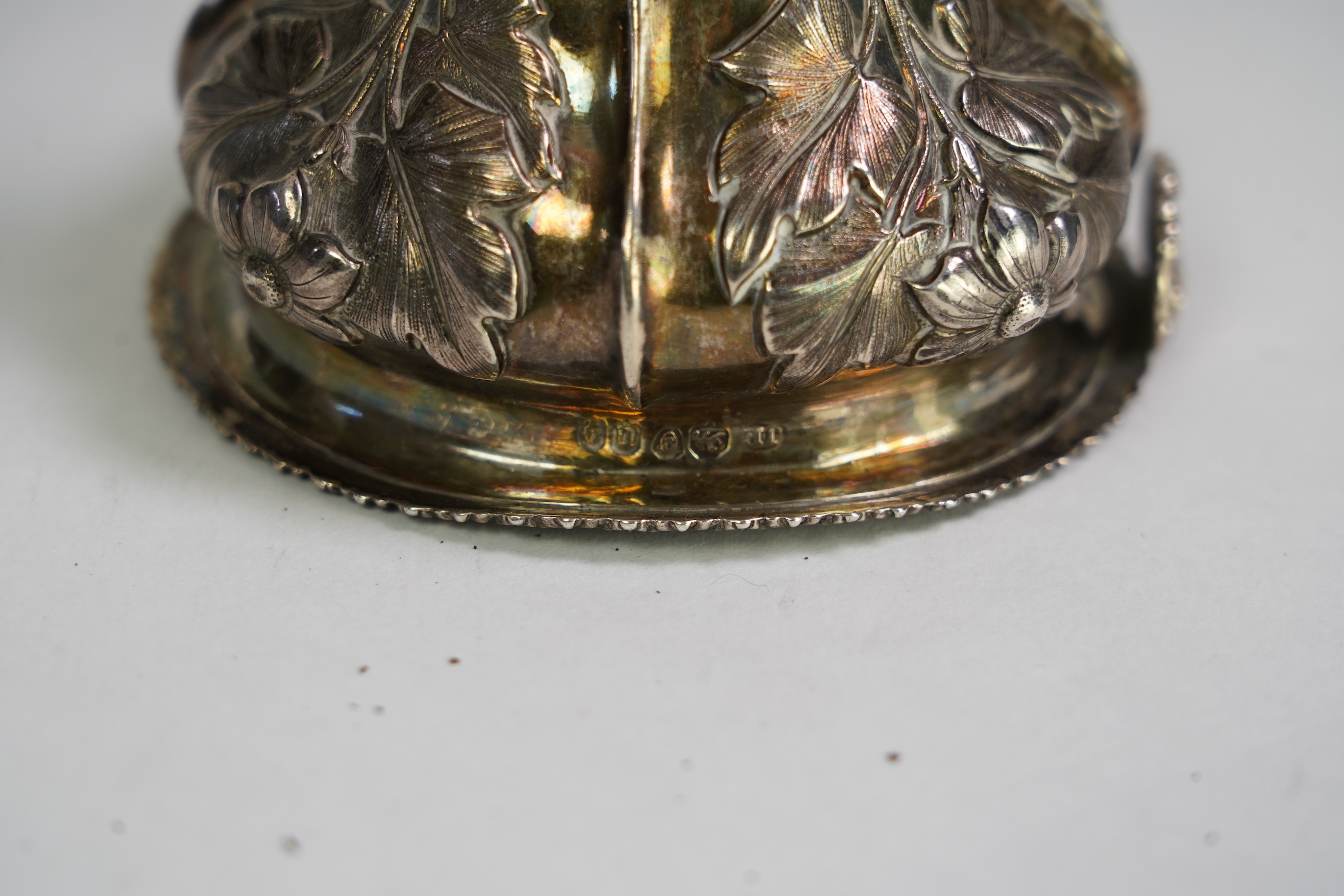 A William IV silver wine funnel, by John Evans II